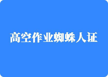 揉胸操逼高空作业蜘蛛人证